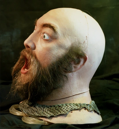 Jacques Gastineau - fake head for decapitation for the movie Les visiteurs 1993